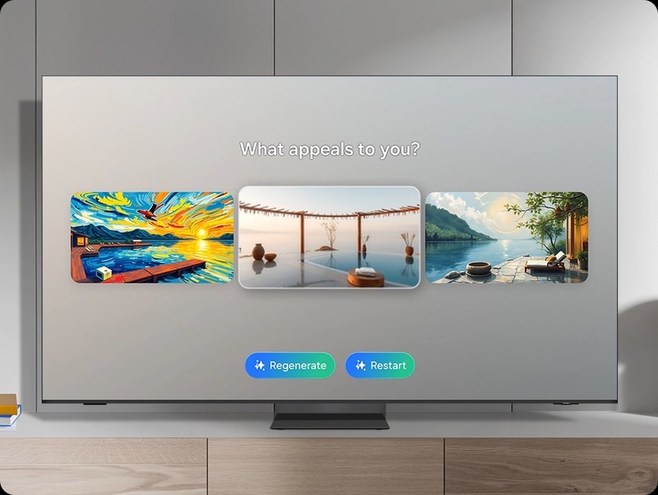 Samsung QE85Q8F QLED vlastní tapety